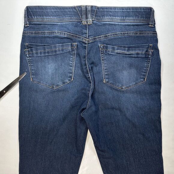 Democracy Ab Technology Skinny Jeans 6 Stretch Denim Slimming Booty Lift *Flaw - Picture 10 of 12